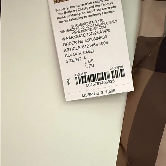 Burberry Tan Quilted Hooded Jacket L - Picture 10 of 10